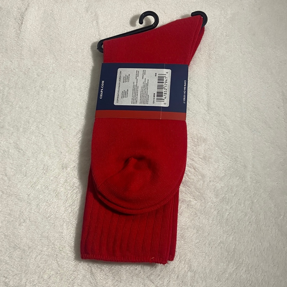 Chaps premium dress crew socks 1 pair - Picture 3 of 4